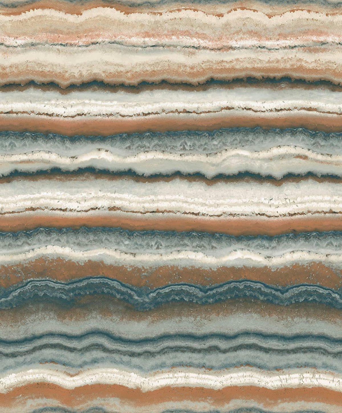 Arthouse Jade Mineral Wallpaper - Layered Rock Design - Stunning Metallic Foil & Gloss Finish - with Green Red Brown Natural Colourways - Organic & Understated Luxurious Effect 903907