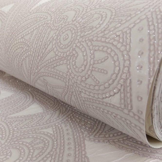 Arthouse 290602 Viola Wallpaper, Heather, 53 cm x 10.05 m