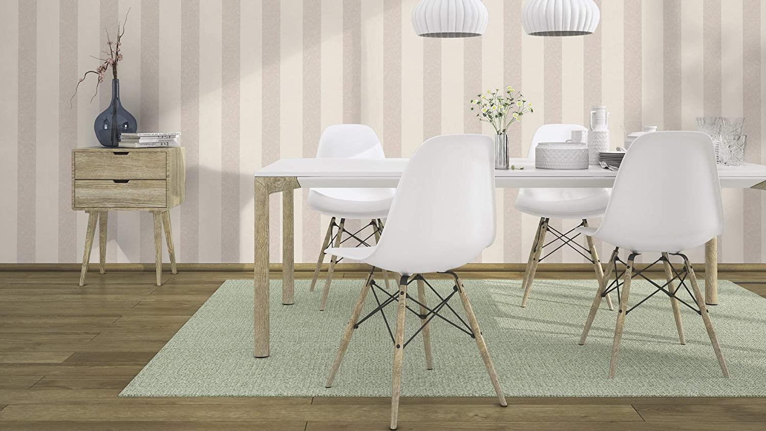 Rasch Wallpaper Non-Woven Wallpaper Stripes Rasch