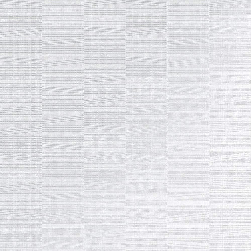 Holden Decor Stitch Stripe Grey Silver Wallpaper 75846 - Texture Metallic Linear