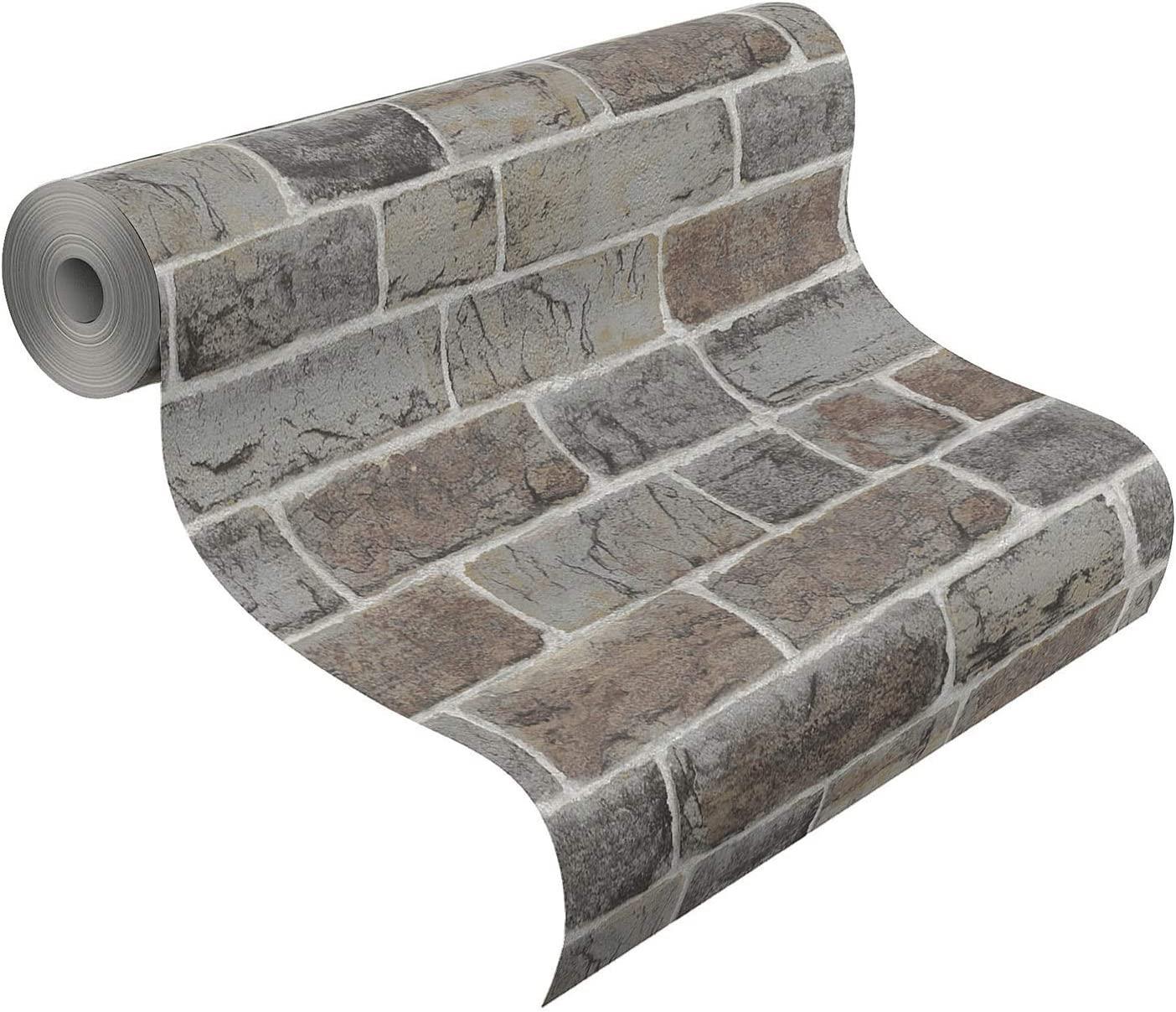 Rasch paperhangings 217339 Wallpaper Rasch Wallcovering, Brown, Set of 12 Pieces 10 Metres 217339