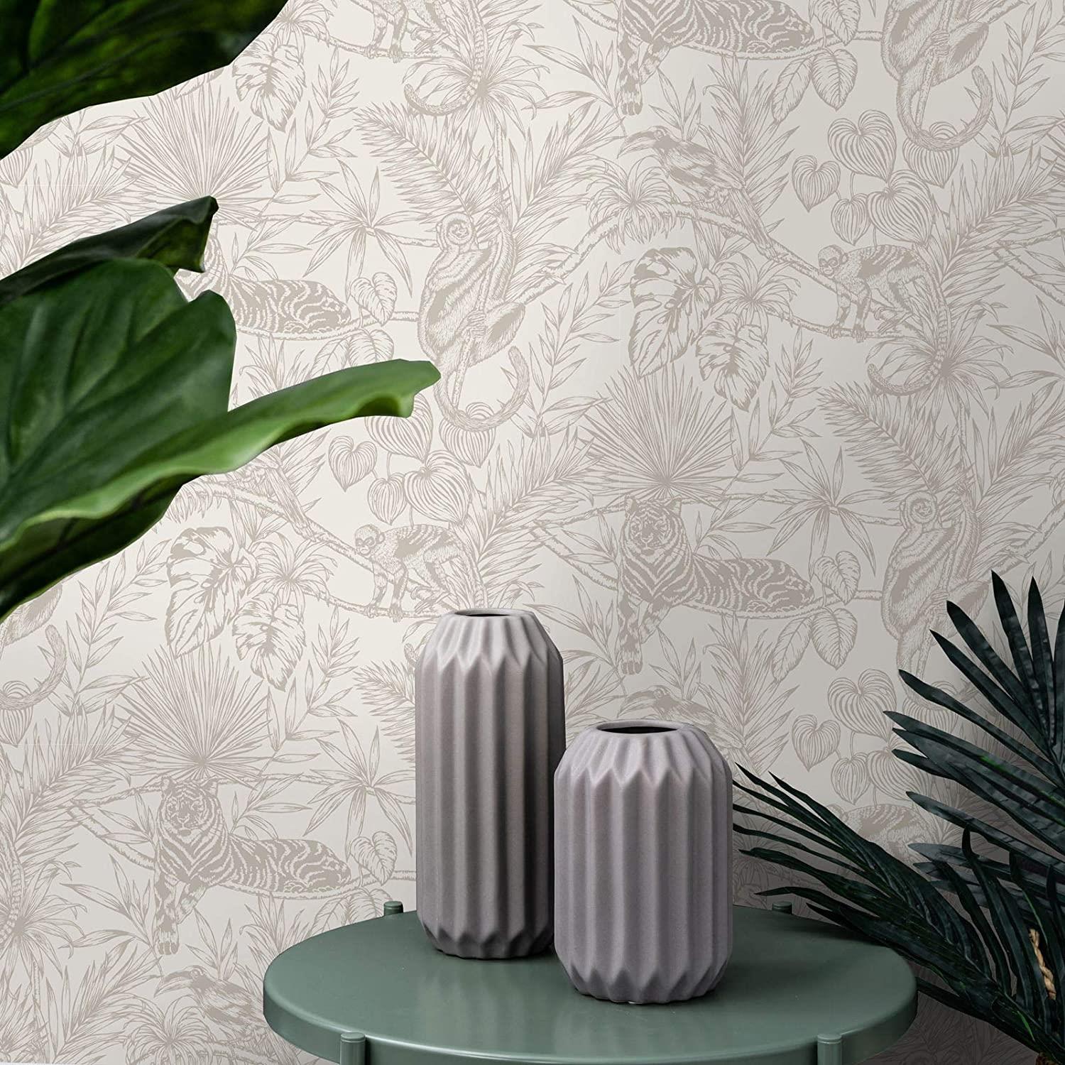 Sumatran Wallpaper Dove/Silver Holden 65763