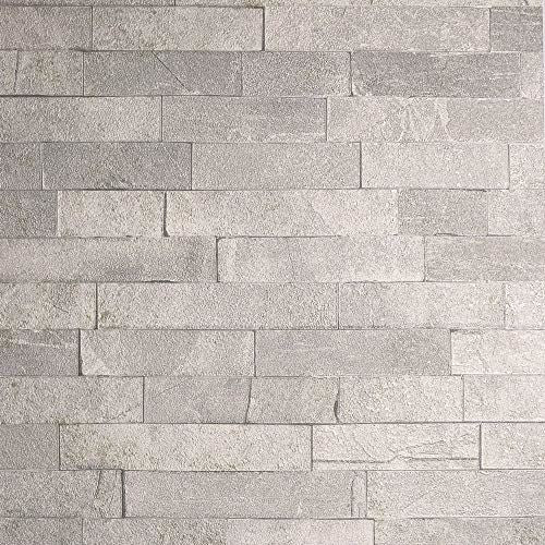 Arthouse Graphite Slate Taupe Wallpaper 295201 - Paste The Wall Vinyl Textured