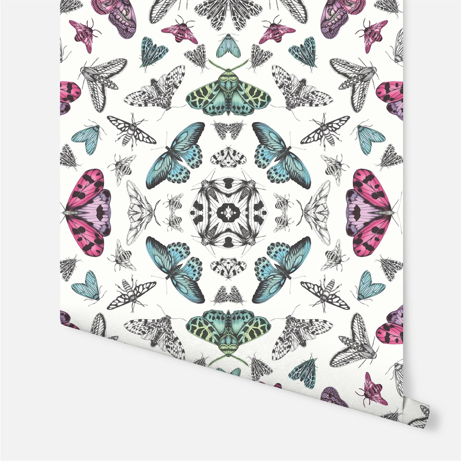 Arthouse 692308 Glitter Bug Wallpaper, White, One Size