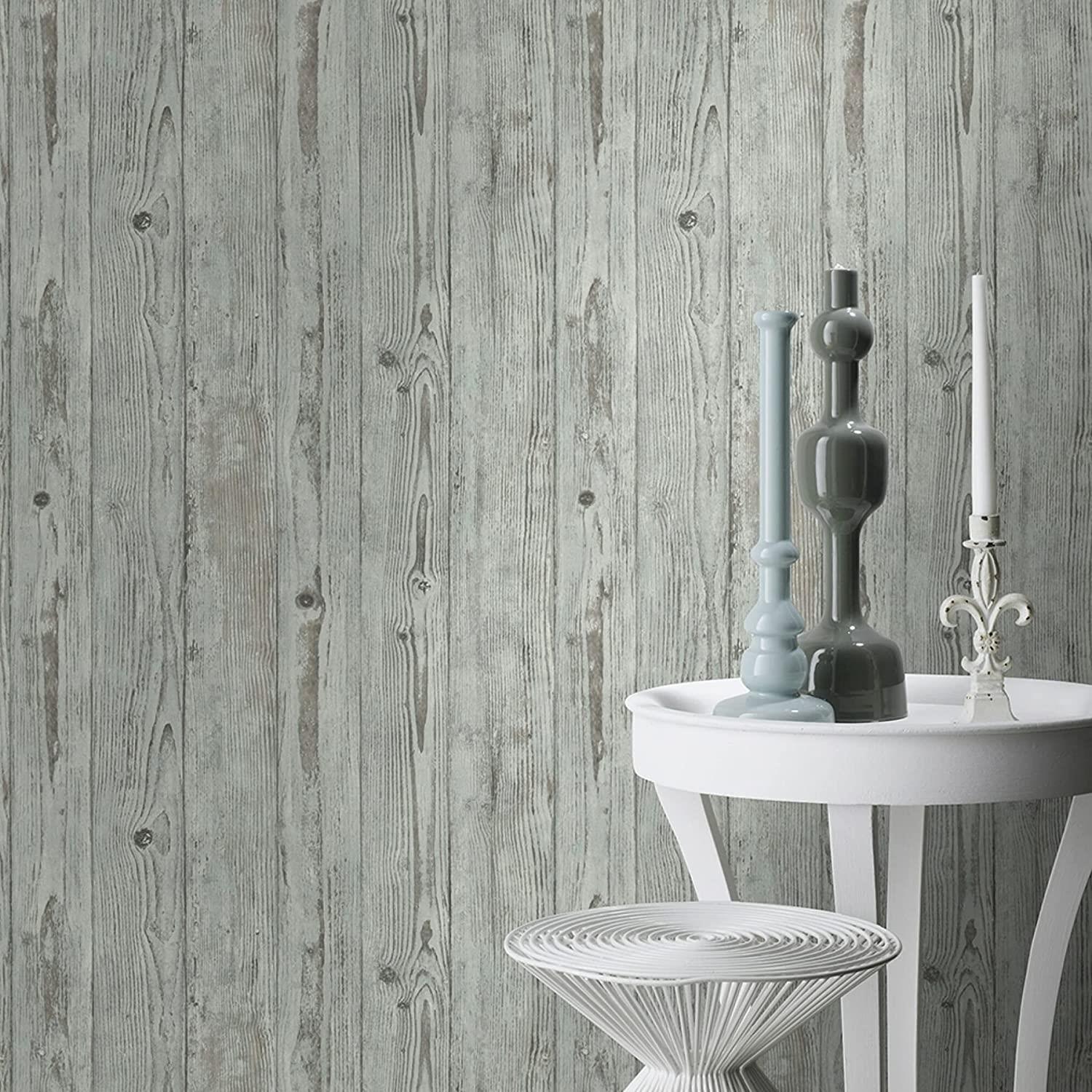 Rasch Brick Lane 427332 Non-Woven Wallpaper Industrial Green 10.05 m x 0.53 m