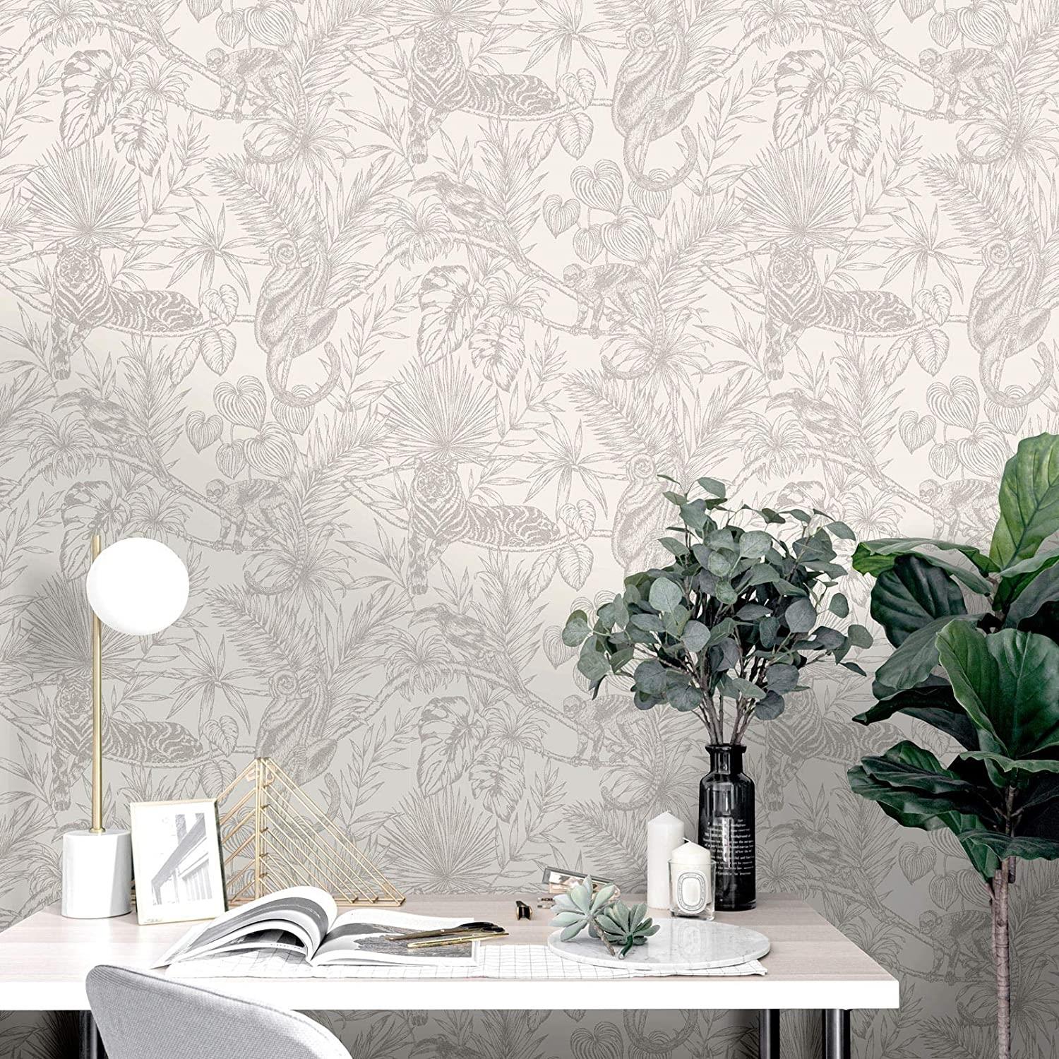 Sumatran Wallpaper Dove/Silver Holden 65763