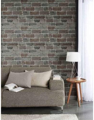 Rasch paperhangings 217339 Wallpaper Rasch Wallcovering, Brown, Set of 12 Pieces 10 Metres 217339