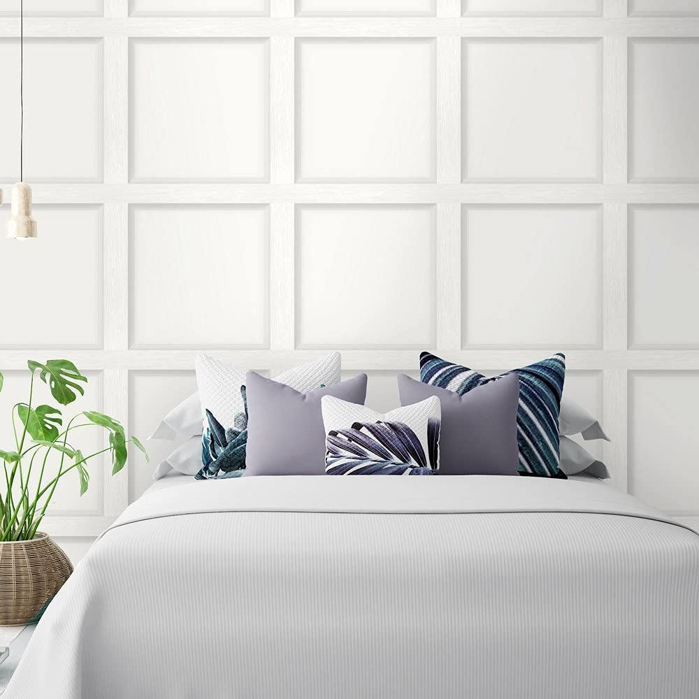 Holden Decor Modern Wood Panel Dove Wallpaper 12983 - Wooden Panelling