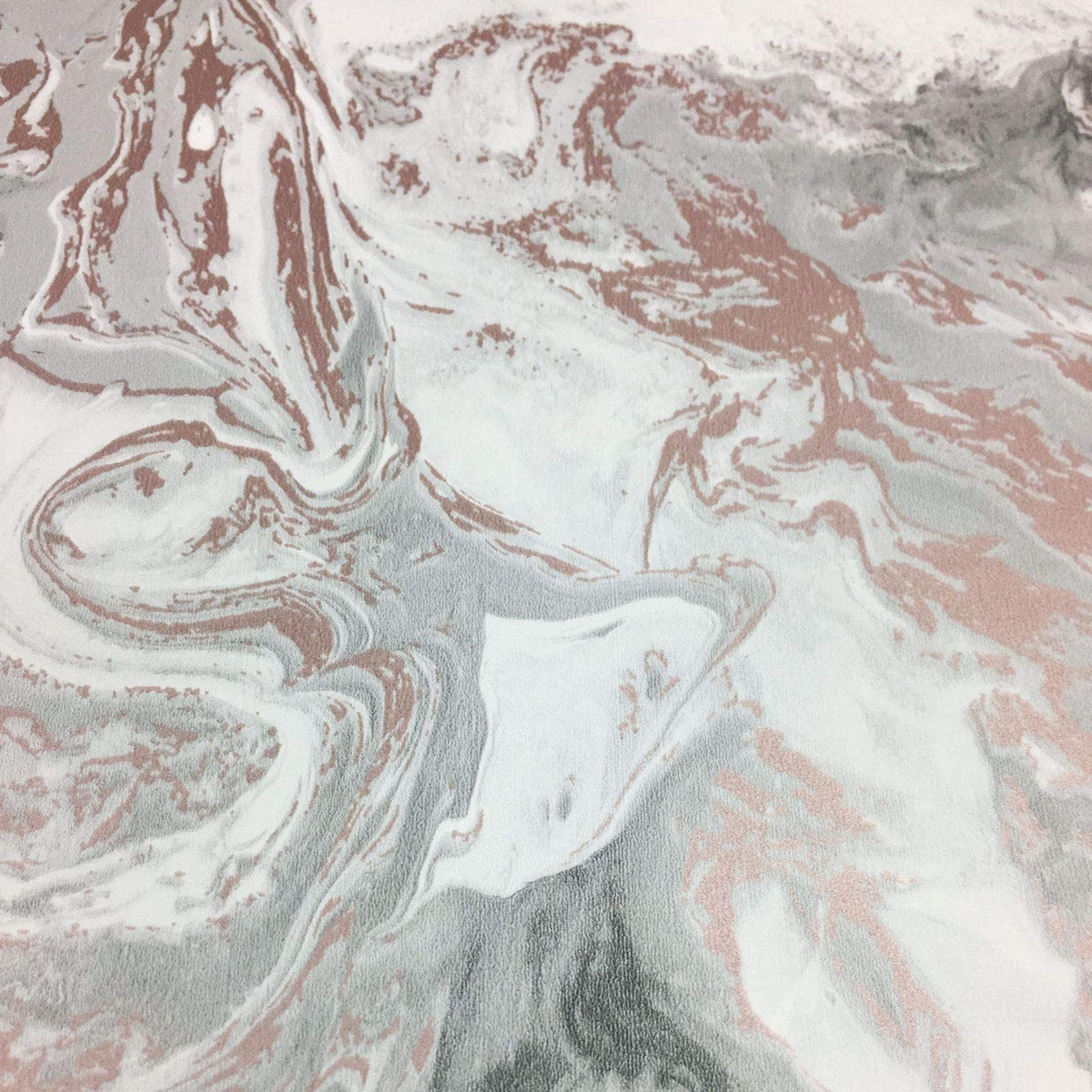 Muriva Elixir Marble Rose Gold Wallpaper 166502 - Feature Metallic Marble Effect
