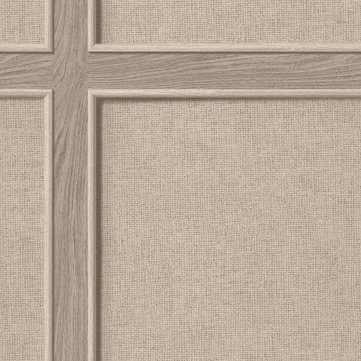 Rasch Bevelled Birch Wood Panelled Weave Grain Wallpaper - Carved Trendy Modern Contemporary Feature Wall
